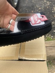 Kids Dluxe By Dearfoams Cognac Shearling Slippers – Size 5 NEW!!