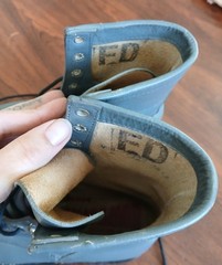 Grey Cowtown Lesther Roper Boots Size 4 1/2D