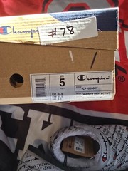 Champion Varsity Reflective Puffy Slippers – Silver and Black