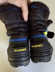 Sorel Snow Commander Waterproof Insulated Winter Snow Boots Toddler Size 10