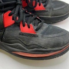 Nike Kyrie Infinity Athletic Running Basketball Shoes Red Black Kids Youth 4 4Y