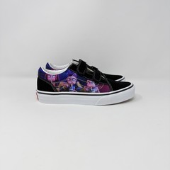 Size 2.5Y VANS Kids Old Skool VN000V21PRP KPop Demon Hunters Black Purple US