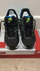 New Balance KR680QBY Kids Unisex Athletic Sneakers Black Blue Green 5.5
