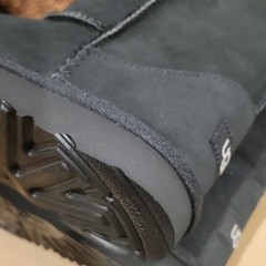 UGG Kids‘ Classic II Black Suede Bootie Unisex Kids US 5 EU 37 1017703K