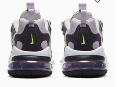 Nike Air Max 270 React Low Bright Violet-size 5y-