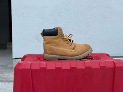 Ozark Trail Kids Work Boot Ankle Lace-Up Tan/Black US 7 EU 39.5 Synthetic