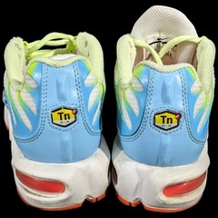 Nike AirMax Plus Spring Colors Blue Volt Orange Sz 4Y Unisex Kids CJ9930-400