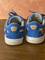 Puma Cookie Monster Blue Sued Sesame Street 50 Kids Shoes US SIZE 3C