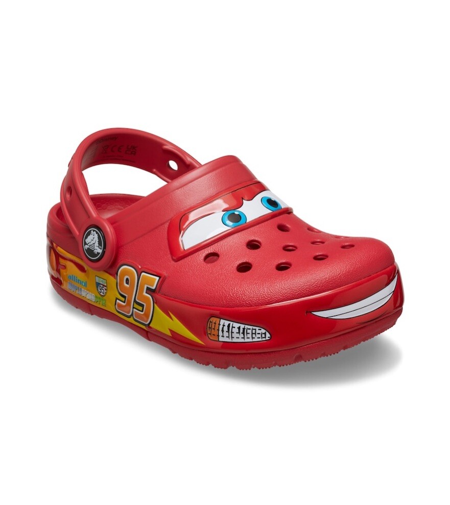 Crocs Lightning McQueen Light Up Disney Cars Red Kids Size J1 NWT