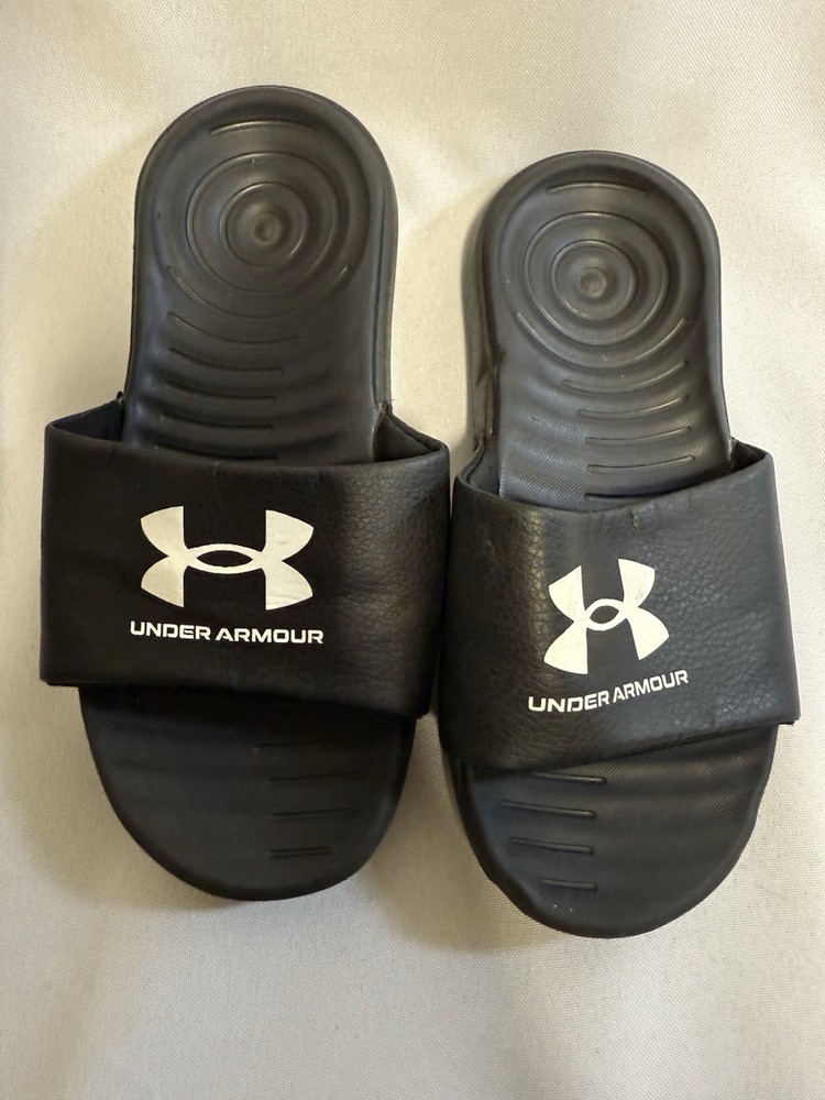 Under Armour Ansa fixed US kids 13 blk/wht