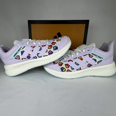 Adidas Minecraft Fortarun 4.0 JR1940 Ice Lavender School Gym Kids Sz 5.5Y W7