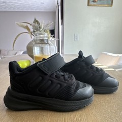 adidas X_PLR Kids Black Hook & Loop Low Top Sneaker US 5.5 EU 21 UK 5K