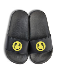 Children headset smiley sandals flip-flops print logo slogan for gamblers