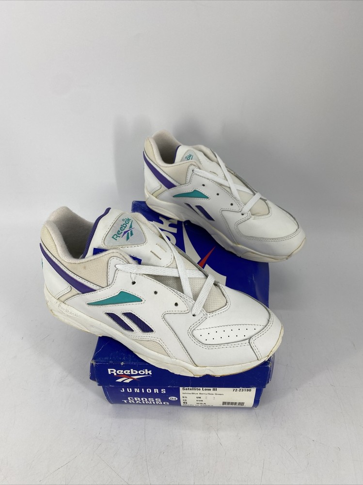 Retro 90s Reebok Juniors Satellite Low III Cross Training Shoe Sneaker Size 6