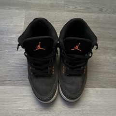 Air Jordan 3 Retro “Fear” (Black/Orange And Grey) Size 6Y