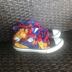 Chuck Taylor Converse All Star Superman Comics Hi-Top Sneaker Junior Size 3