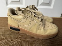 Nike Air Force 1 Fontana Youth 2.5 Wheat Beige Shoes Sneakers