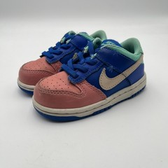 Nike Dunk Low Retro TD Salmon Toe Size 7C Hyper Royal Sanddrift Toddler