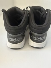 Adidas Hoops Mid 3.0 Core Black/White Sneakers Shoes GW0402 Kids Size 4