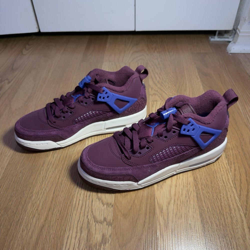 Jordan Spizike Low „Bordeaux Sail Hyper Royal“ (GS) US 5.5Y
