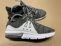Nike Air Max Sequent 3 White Grey Casual/Athletic Shoes Size 7Y Women’s SZ 8.5/9