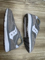 Saucony Jazz Lite Size 5.5M Yourh Gray White Athletic Comfort Running Sneakers