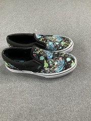 Vans Classic Slip On Cosmic Glow in the Dark Black Space Kids Size US 3