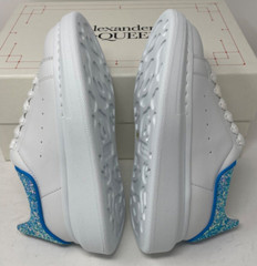 Alexander McQueen Designer Sneakers Shoes Kids Children Size 11 28 EU $350 White