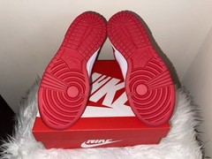 Nike Dunk High (GS) White/University Red – Big Kids Shoes (3.5 Y)