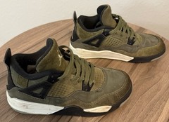 Jordan 4 Retro SE Craft (PS) Little Kids‘ Shoes Medium Olive FB9929-200