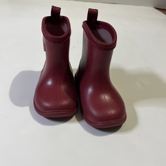 Toddler Red Rubber Rain Boots US Size 13 Tree Grandpa