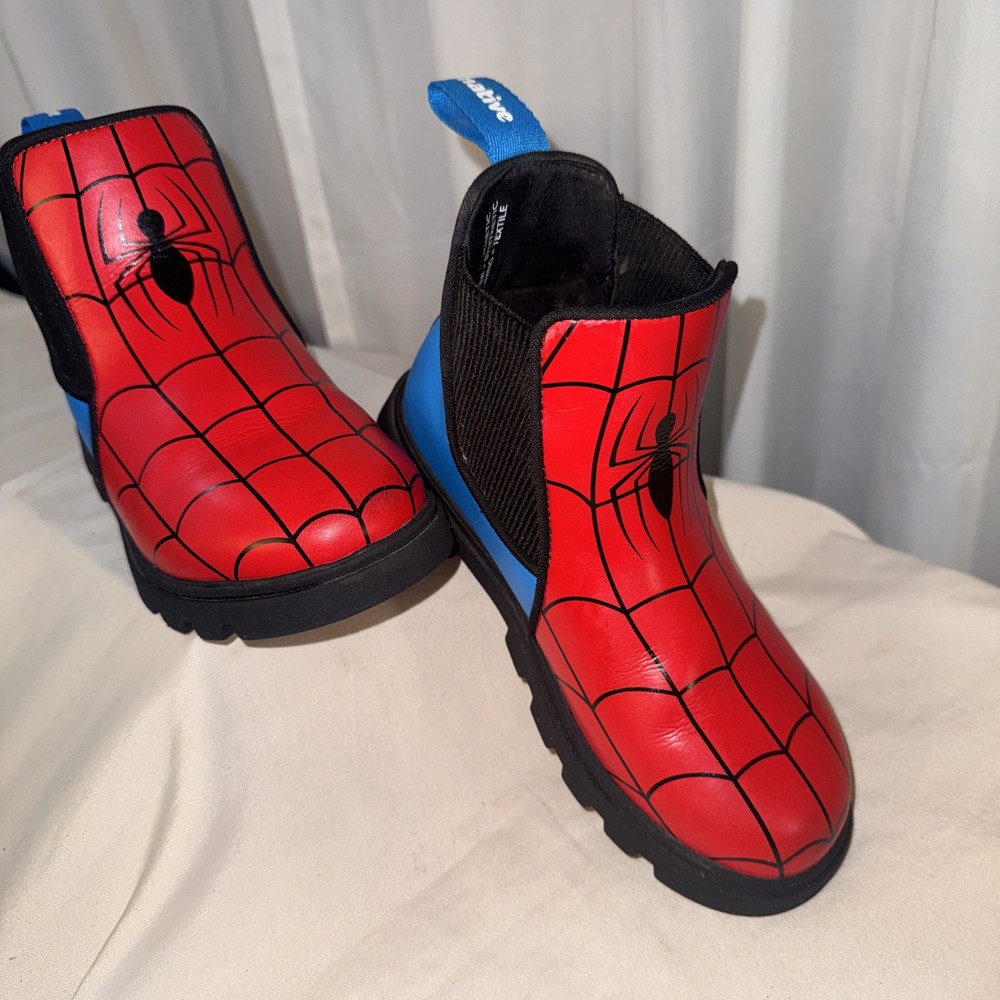 Spider-Man Rain Boots Size C1 By Native EC For Kids