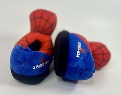 Marvel Spider-Man Toddler Boys 3D Plush Microsuede Slippers Red Size 7-8