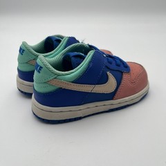 Nike Dunk Low Retro TD Salmon Toe Size 7C Hyper Royal Sanddrift Toddler