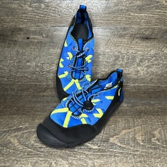 Merrell Kids Boys Hydro Lagoon Water Hiking Sandals Blue Green Shoes Size 5 D3