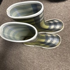 Burberry Nova Check Monogram Rubber Rain Boots – Size EU 33/34 Us 1 – 2 Boy Girl