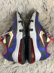 Nike Air Max 270 React GS Grey Volt Youth 6.5 Women’s 8 Colorful Running Shoes