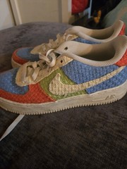 Nike Kid’s Air Force 1 Low LV8 Next Nature ‚Hemp Multi‘ sneakers