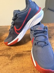 Nike Star Runner 4 NN (GS) Mesh Low Top Lace-Up Sneakers Blue/Red 6.5Y 39