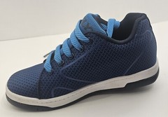 Heelys Propel Knit Size Youth 2 HE100037 Blue Gently Used
