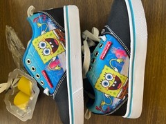 Pro 20 Heelys Sponge Bob Low Top Sneakers/Skates Sz 13C Youth New in Box NIB