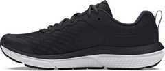 Under Armour Unisex-Child Grade School Assert 10 Running Shoe, Black-Black-Metal