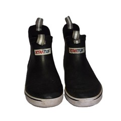 XTRATUF Ankle Deck Boot Kids 2M Black Good Waterproof Slip Resistant