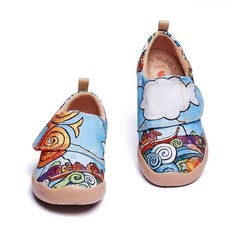 Kid Size UIN Slip On Shoes Canvas Comfortable Loafers „Ride the Wave“