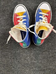 Converse Chuck Taylor All Star High Top Canvas Multicolor Colorblock Kids 3
