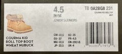 TIMBERLAND COURMA KID ROLL TOP BOOT WHEAT NUBUCK (US4.5/EU37) JUNIOR’S