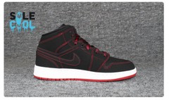 Nike Air Jordan Mid Fearless Black Gym Red White CU6617-062