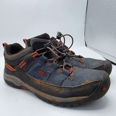 Keen Targhee Kids Size 6 Blue Waterproof Shoes Hiking Camping Outdoors Athletic