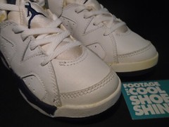 KIDS 2000 NIKE AIR JORDAN VI 6 RETRO PS WHITE NAVY BLUE INFRARED BRED 1.5Y 1.5