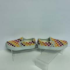 VANS Off the Wall Rainbow Checkerboard Shoes Kids Unisex Youth Size 13 Skater